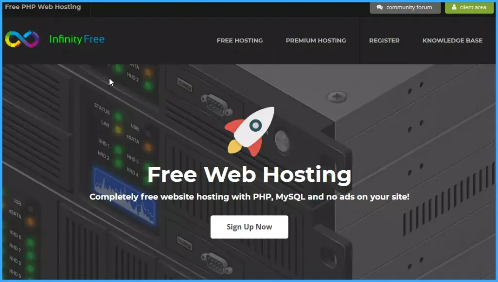 Top 9 dịch vụ Hosting Free không quảng cáo, đáng dùng nhất Infinity-free-web-hosting