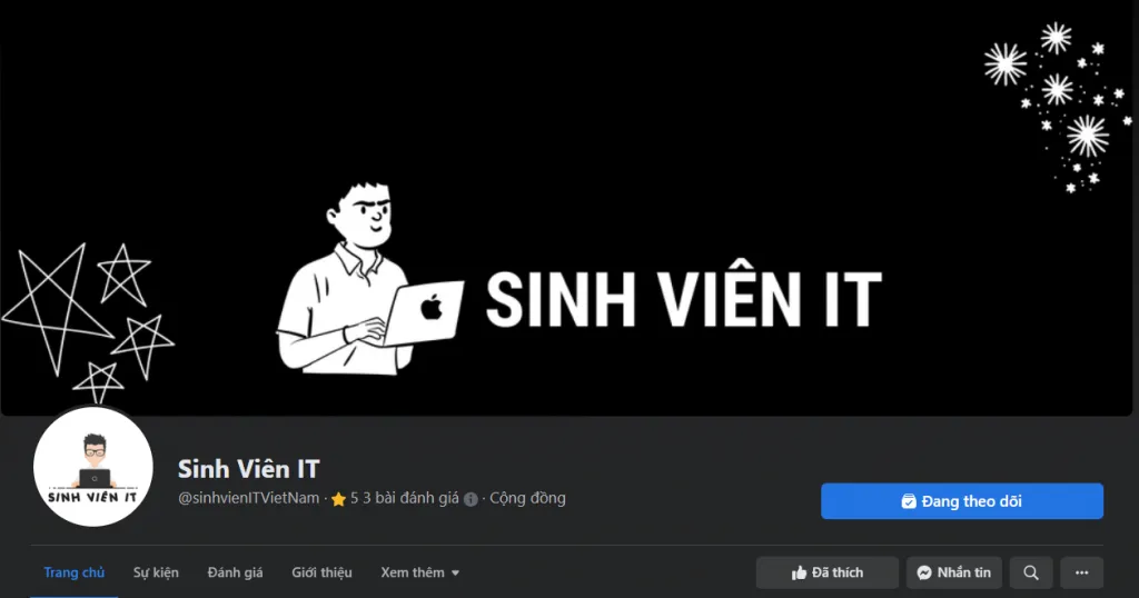 Fanpage Sinh viên IT chuyên về IT và các nội dung vui nhộn