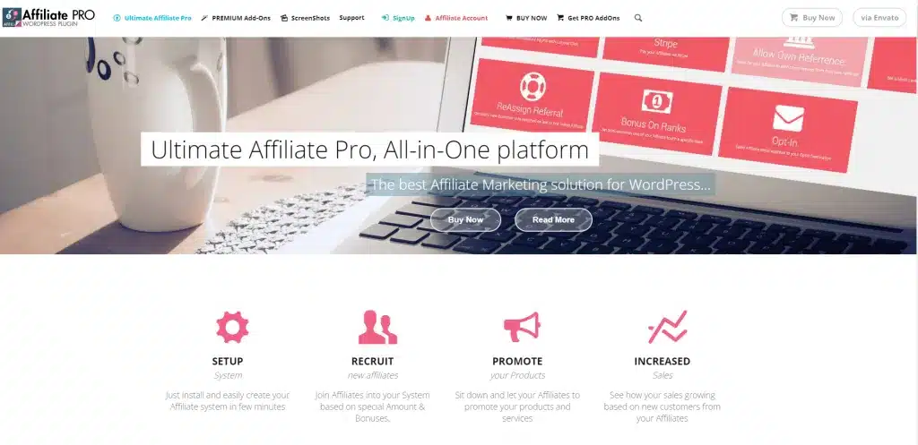 Plugin affiliate WordPress - Ultimate Affiliate Pro