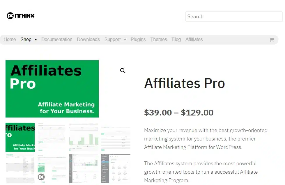 Plugin affiliate WordPress - Affiliates