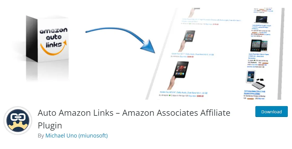 Plugin affiliate WordPress - Amazon Auto Links