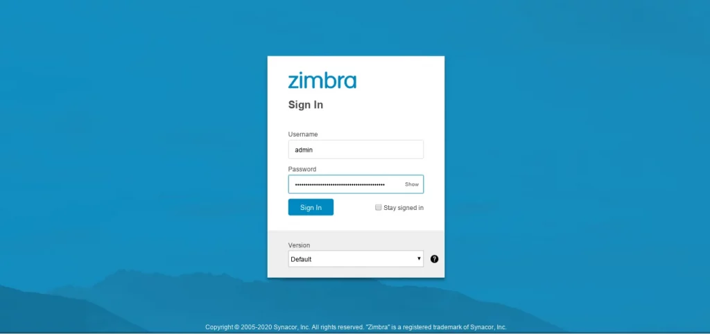 Zimbra là gì? Cách cài đặt Zimbra mail server bạn nên biết 11 dang nhap zimbra