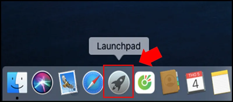 Xóa ứng dụng bằng Launchpad