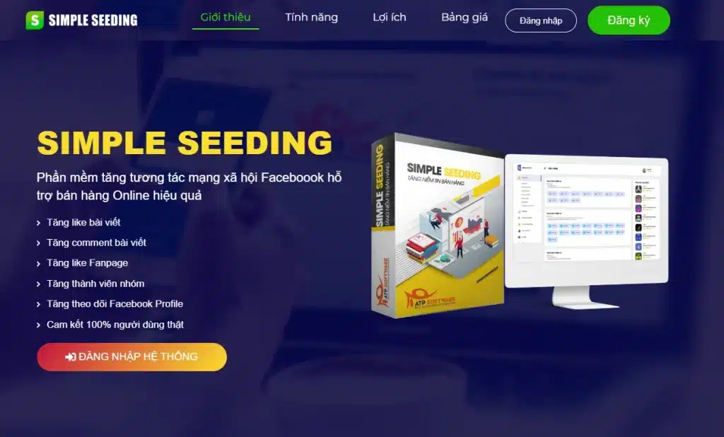 Phần mềm Facebook Simple Seeding