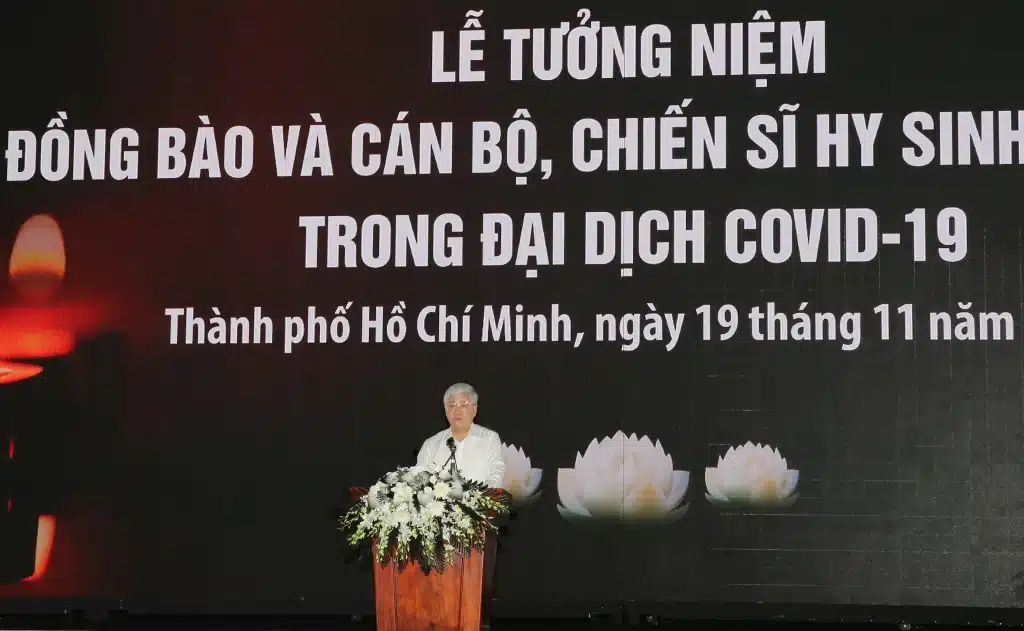 Lễ tưởng niệm những người hi sinh trong đại dịch Covid - 19
