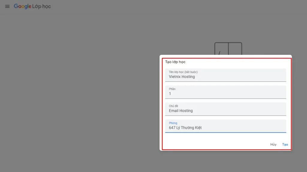  Tạo lớp học online trong Google Classroom