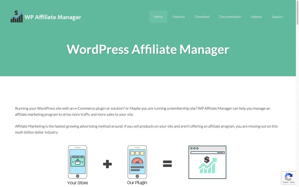 Plugin affiliate WordPress - Affiliates Manager 
