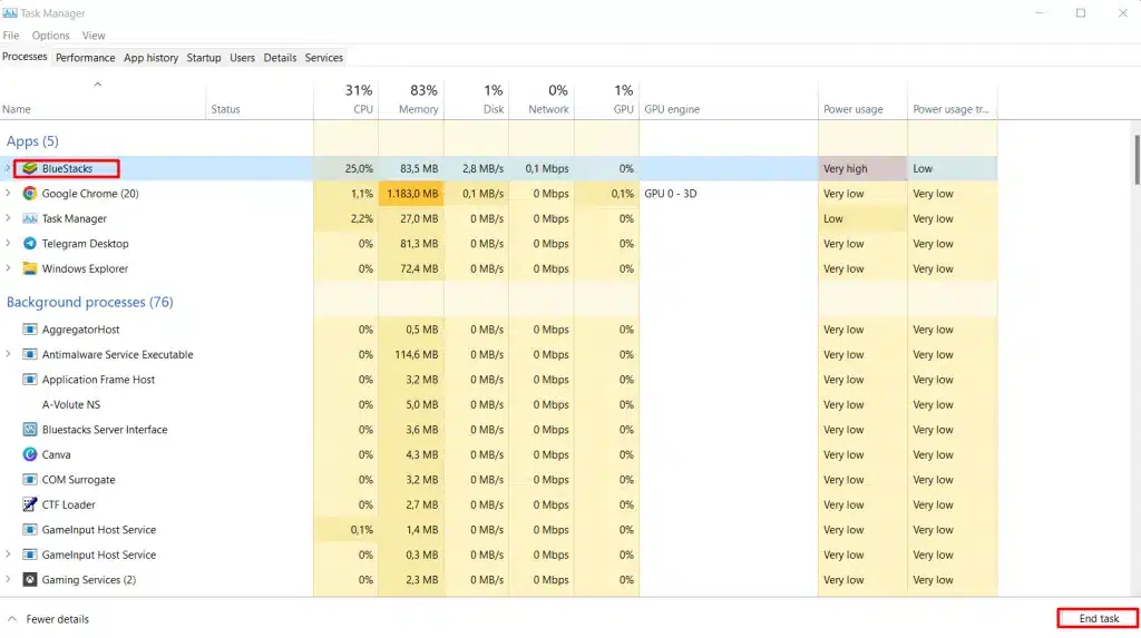 Xóa file chạy nền