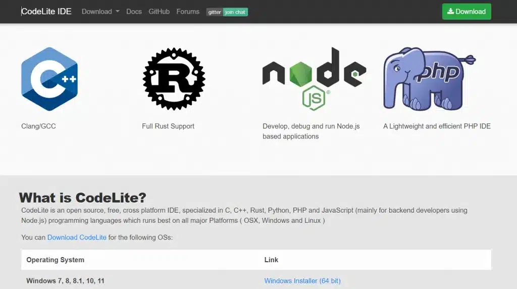 CodeLite - Phần mềm lập trình viết code 