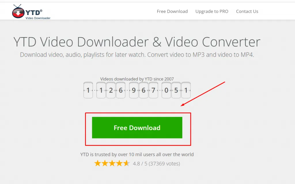 Download và cài đặt phần mềm YTD Video Downloader