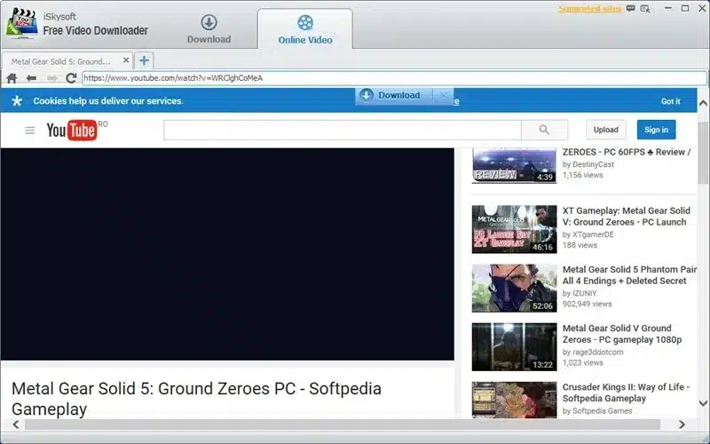 iSkysoft Free Video Downloader