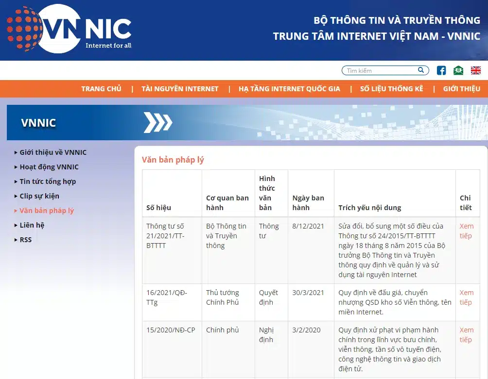 VNNIC có đầy đủ văn bản pháp lý để giải quyết các vấn đề liên quan tranh chấp tên miền