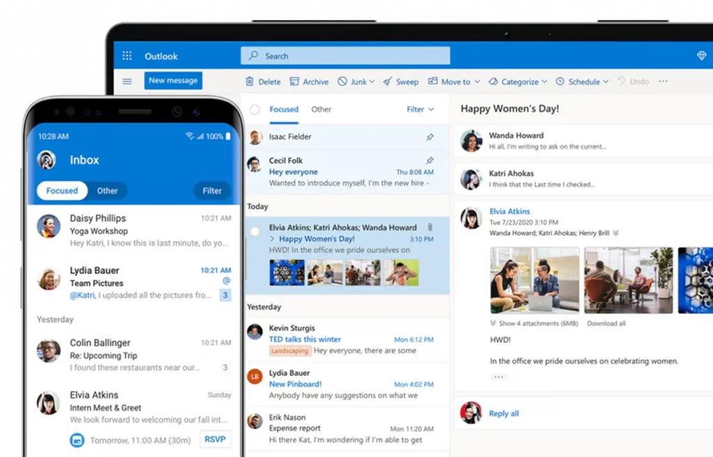 Outlook - nhà cung cấp email miễn phí phổ biến nhất hiện nay