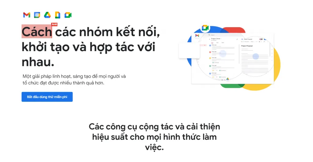 Email doanh nghiệp giá rẻ - Gmail trong Google Workspace