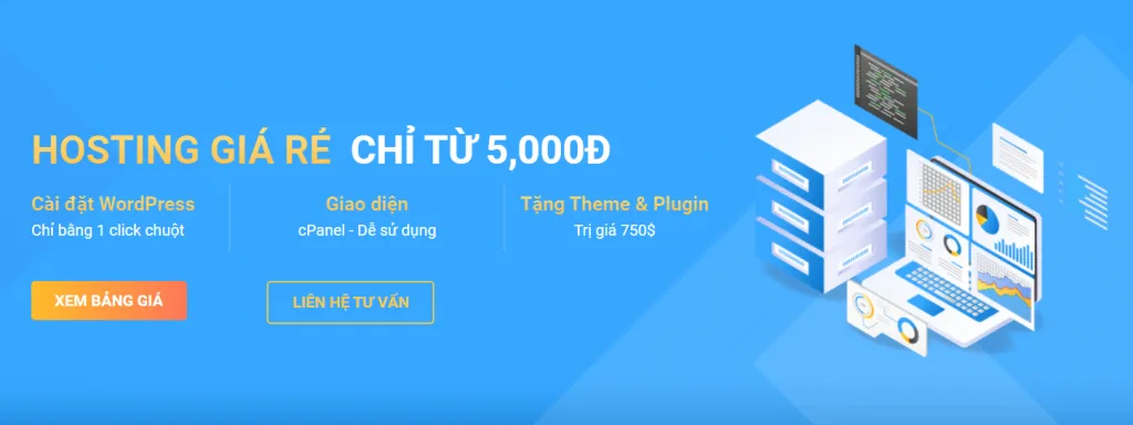 Giá hosting Vietnix phù hợp với mọi nhu cầu