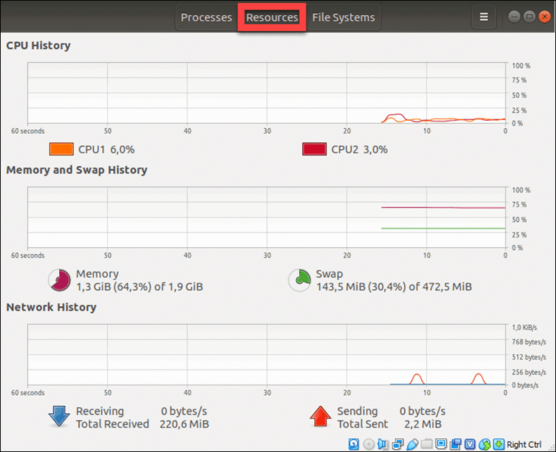 Cách kiểm tra bộ nhớ trong Linux 20 Kiểm tra bộ nhớ trong Linux bằng GUI