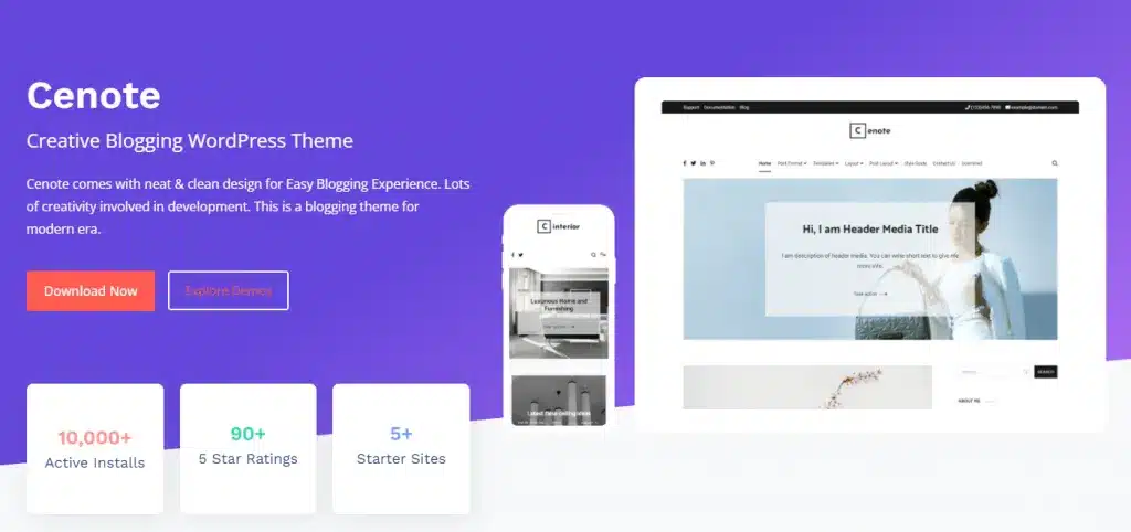 Theme WordPress Cenote