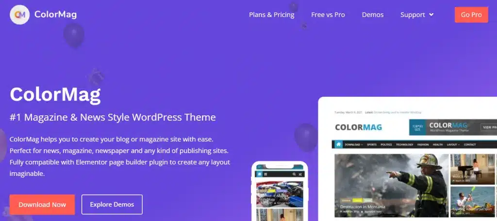 Theme WordPress ColorMag