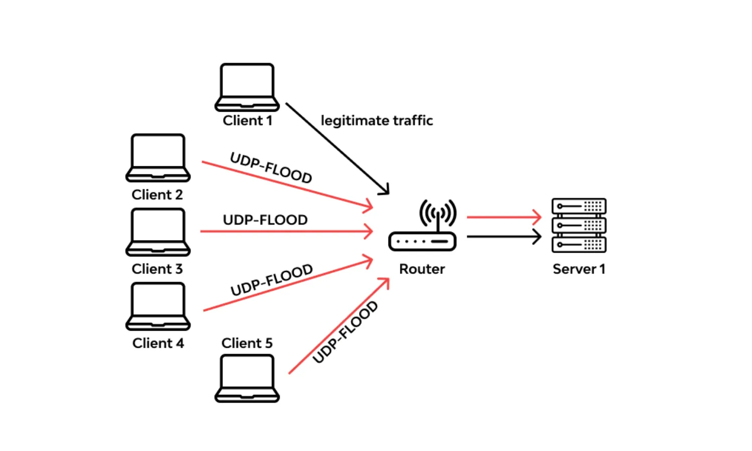 DDoS là gì? Hướng dẫn nhận biết và các loại tấn công khi Server bị DDoS 68 Fraggle Attack