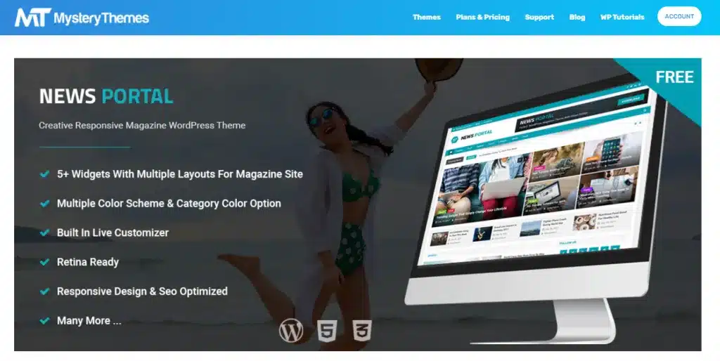 Theme WordPress News Portal