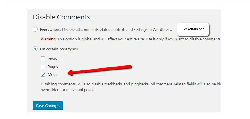 Sử dụng plugin Disable Comment để tắt comment trên WordPress