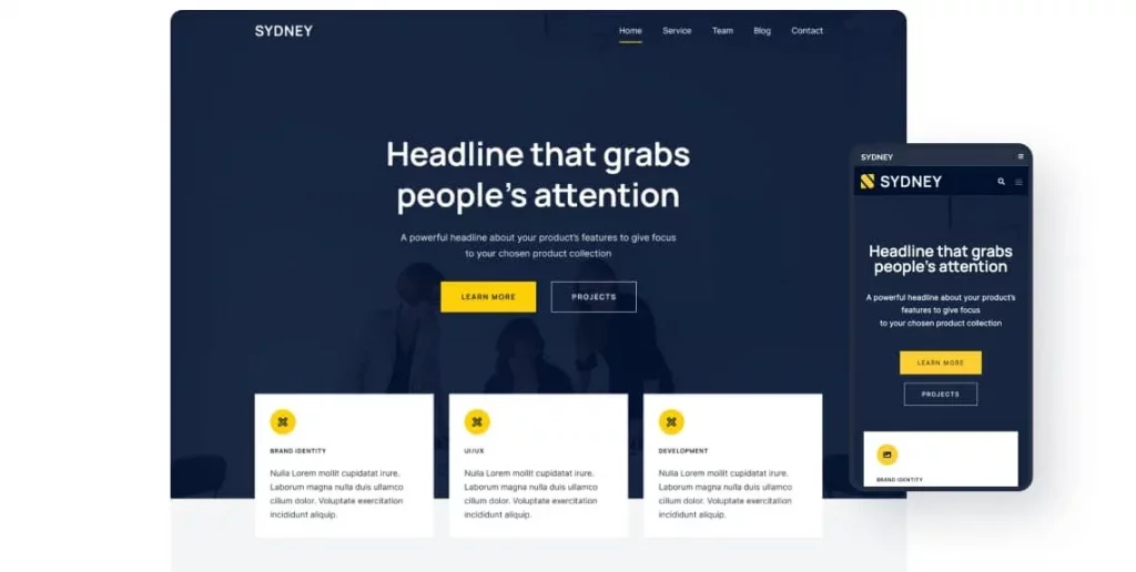Theme WordPress Sydney