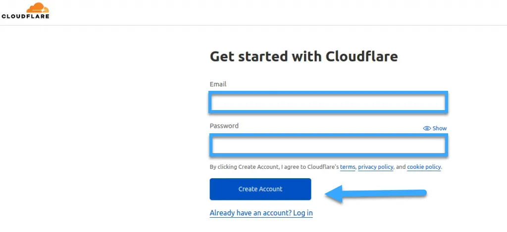 Hướng dẫn tạo tài khoản Cloudflare
