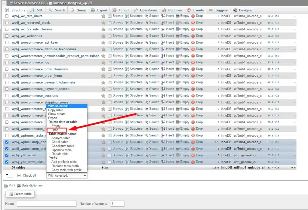 Dọn dẹp Database WordPress thủ công