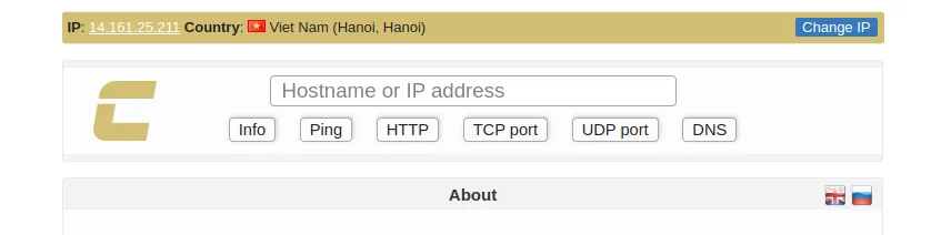 Cách kiểm tra vị trí hosting đặt ở đâu qua website chek-host.net
