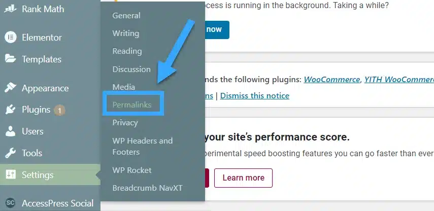 Hướng dẫn thay đổi permalink structure mặc định trên WordPress