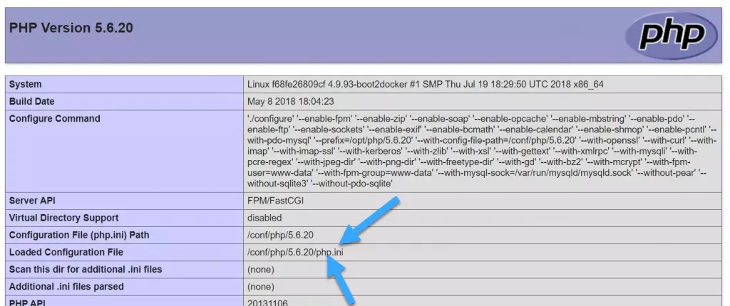 Đảm bảo PHP Extension được định cấu hình đúng cách
