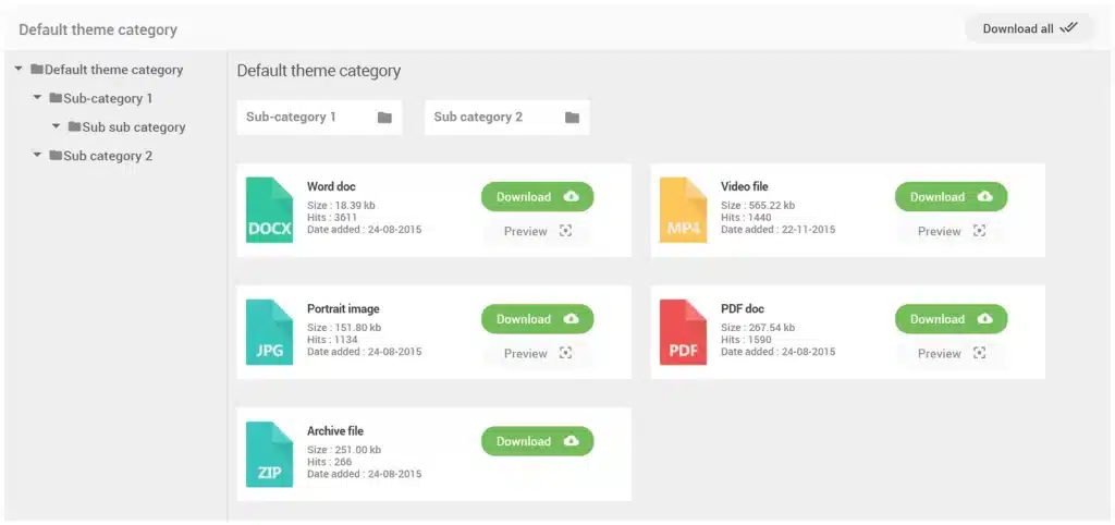 WP File Download - Plugin quản lý file và tài liệu dành cho WordPress