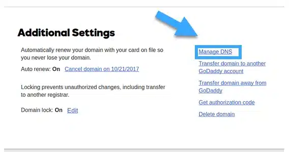 Cài đặt DNS cho GoDaddy