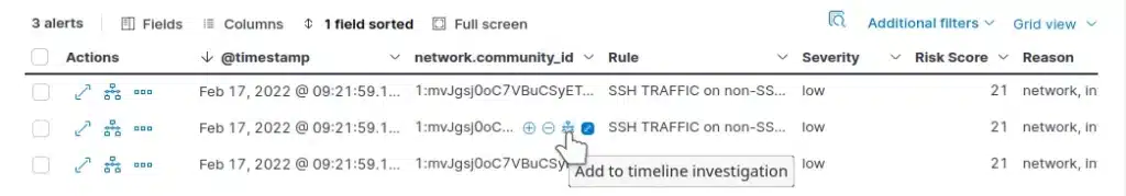 thêm timeline