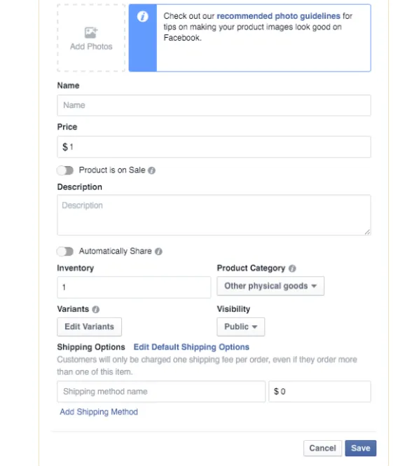 3 bước tạo cửa hàng trên fanpage để kinh doanh trên Facebook hiệu quả 26 Thêm chi tiết sản phẩm