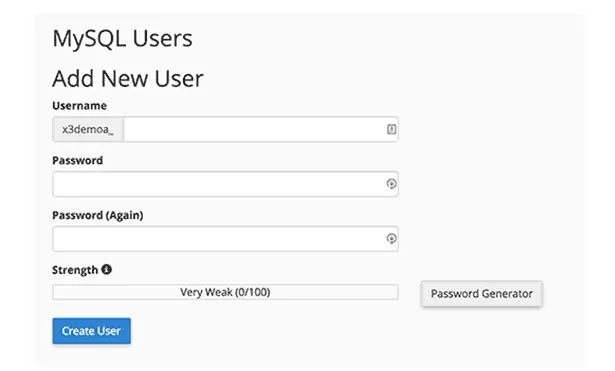 Đặt tên cho database