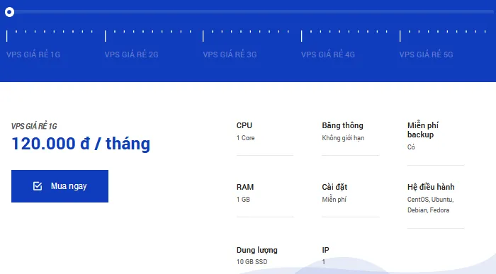 Dịch vụ VPS AZDIGI