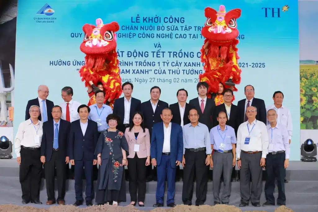 Dự án nuôi bò sữa tại huyện Tri Tôn tỉnh An Giang của tập đoàn TH True Milk