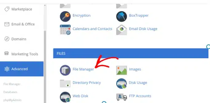 Chọn File Manager