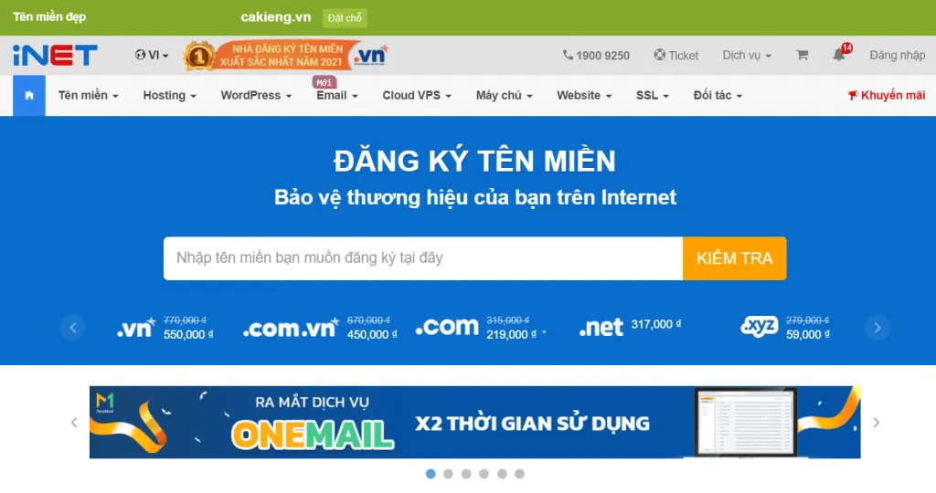 Top 11 nhà cung cấp dịch vụ hosting tại Việt Nam 34 Dịch vụ hosting iNET