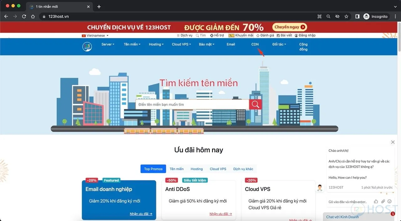 Top 11 nhà cung cấp dịch vụ hosting tại Việt Nam 40 123Host - Dịch vụ hosting Việt Nam uy tín