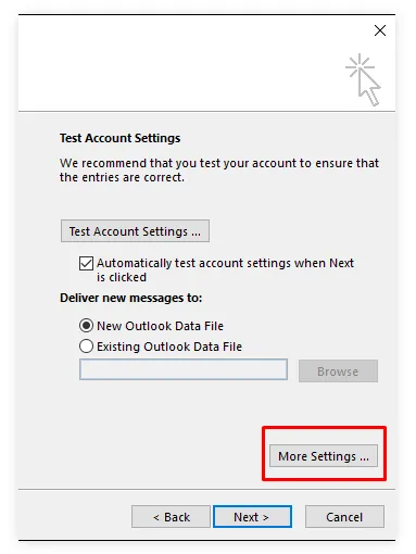 More Settings