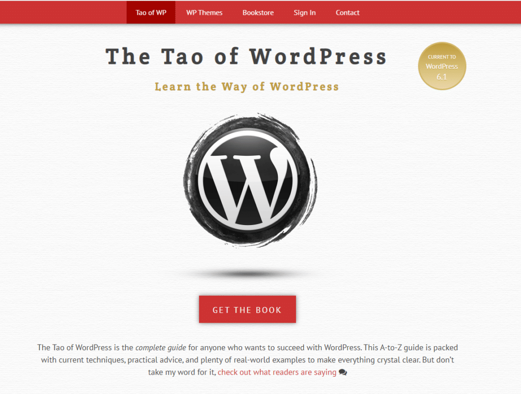 The Tao of WordPress
