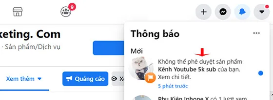 3 bước tạo cửa hàng trên fanpage để kinh doanh trên Facebook hiệu quả 31 Thêm sản phẩm bị lỗi