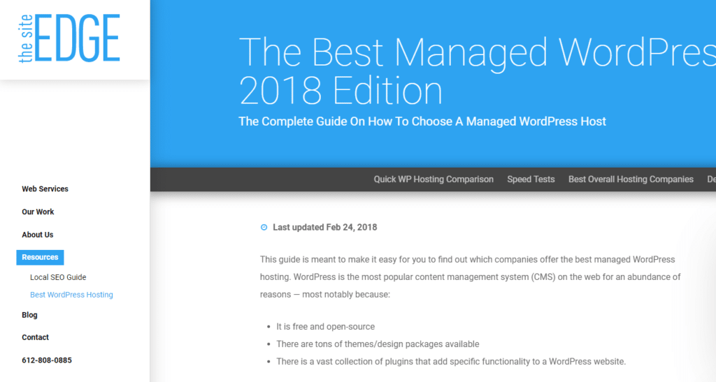 TheSiteEdge: WordPress Hosting