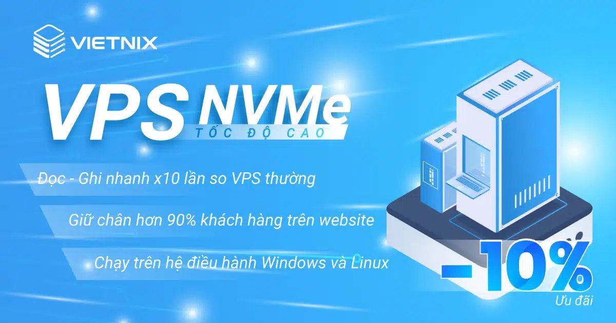 VPS NVMe tốc độ cao
