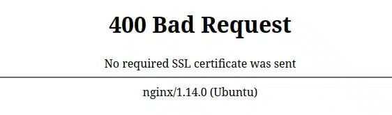 Lỗi 400 Bad Request