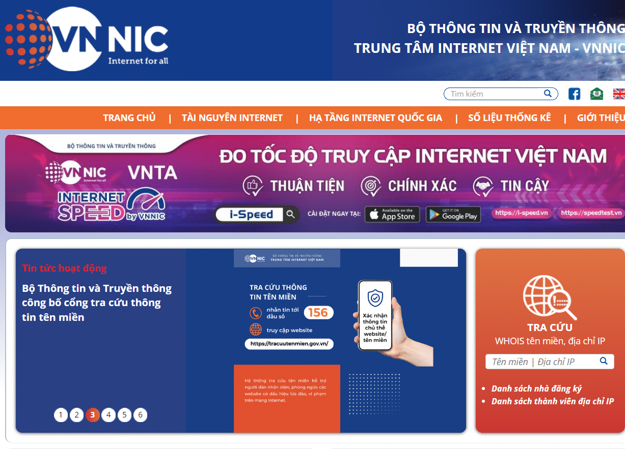 Đơn vị quản lý tên miền tại Việt Nam là ai?