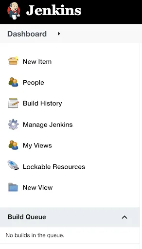 Bảng điều khiển Jenkins