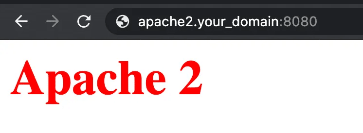 Kiểm tra Apache 2